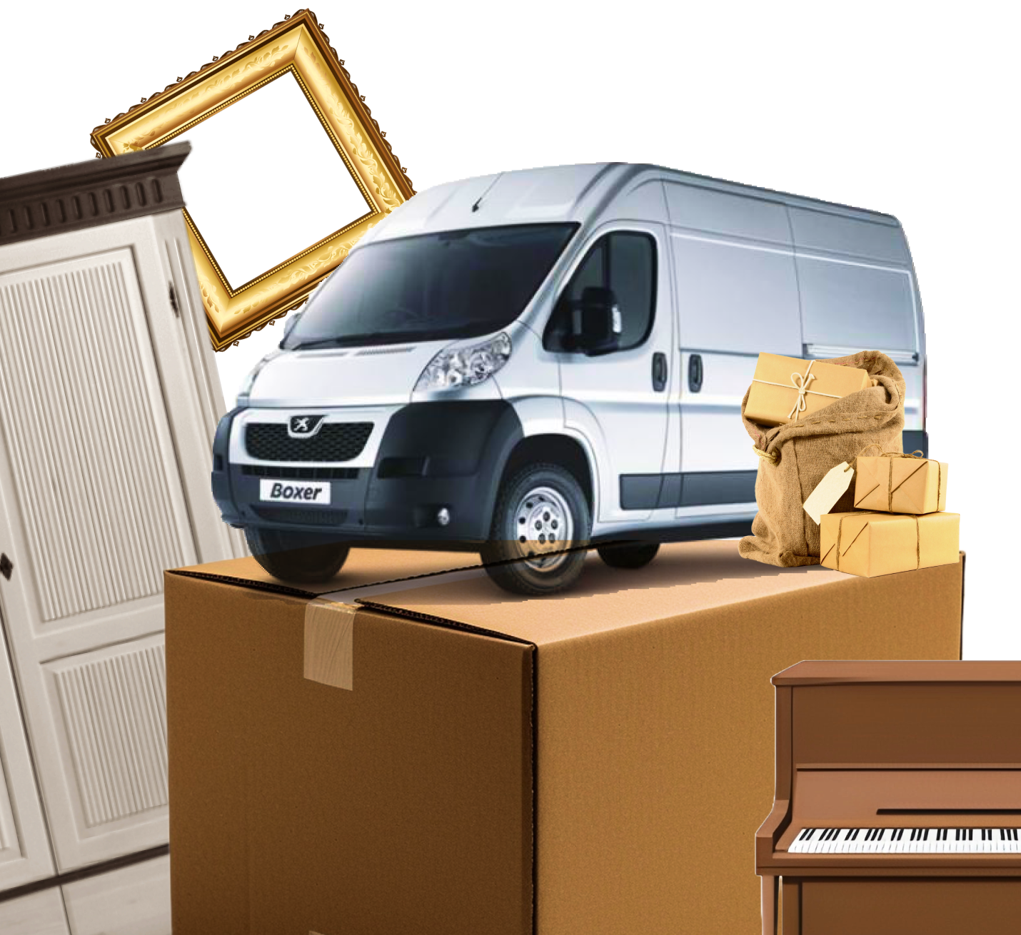 Furniture and household items ready for delivery